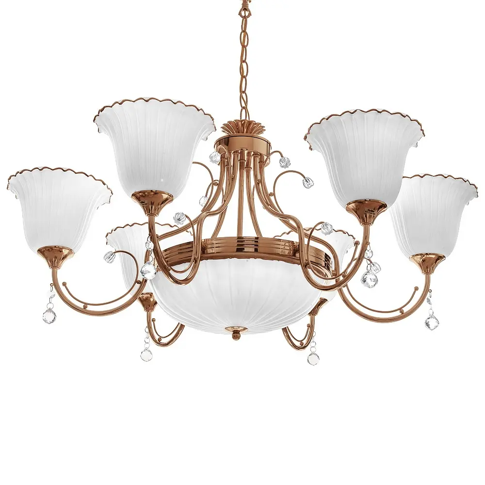 Люстра подвесная Brille классическая в гостиную BKL-045S/9 E27 FG - фото 3