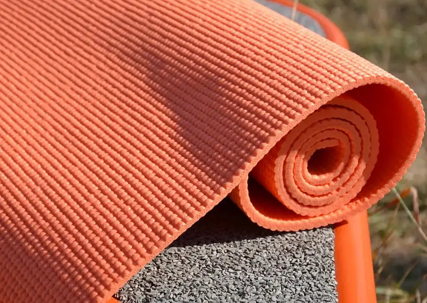 Килимок для йоги та фітнесу Power System PS-4014 PVC Fitness-Yoga Mat Orange (173x61x0.6) (PS-4014_Orange) - фото 8