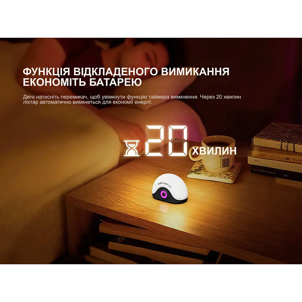 Фонарь кемпинговый Fenix CL20R V.2.0, зеленый - фото 8