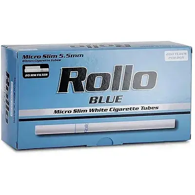 Гільзи Rollo Extra Slim 5.5х20 мм Blue 200 шт. - фото 4
