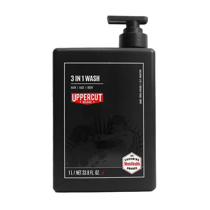 Шампунь 3 в 1 Uppercut Deluxe 3 in 1 Wash 1000 мл