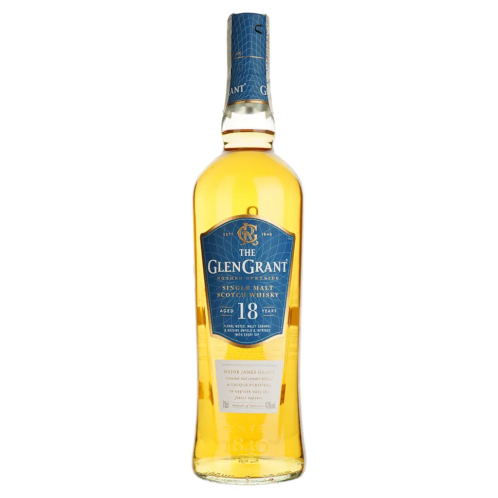 Виски Glen Grant 18 yo Single Malt Scotch Whisky 43% 0.7 л - фото 2