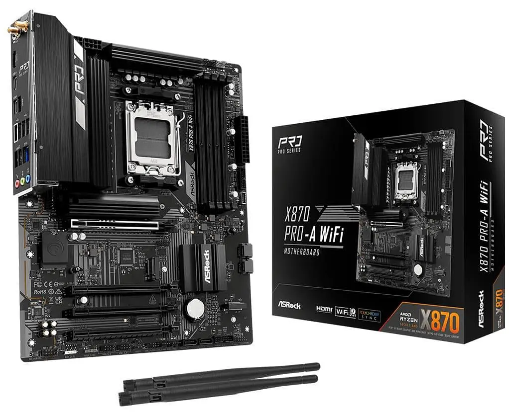 Материнська плата AsRock X870 PRO-A WIFI (X870 PRO-A WIFI) (Socket AM5, AMD X870, ATX) - фото 6