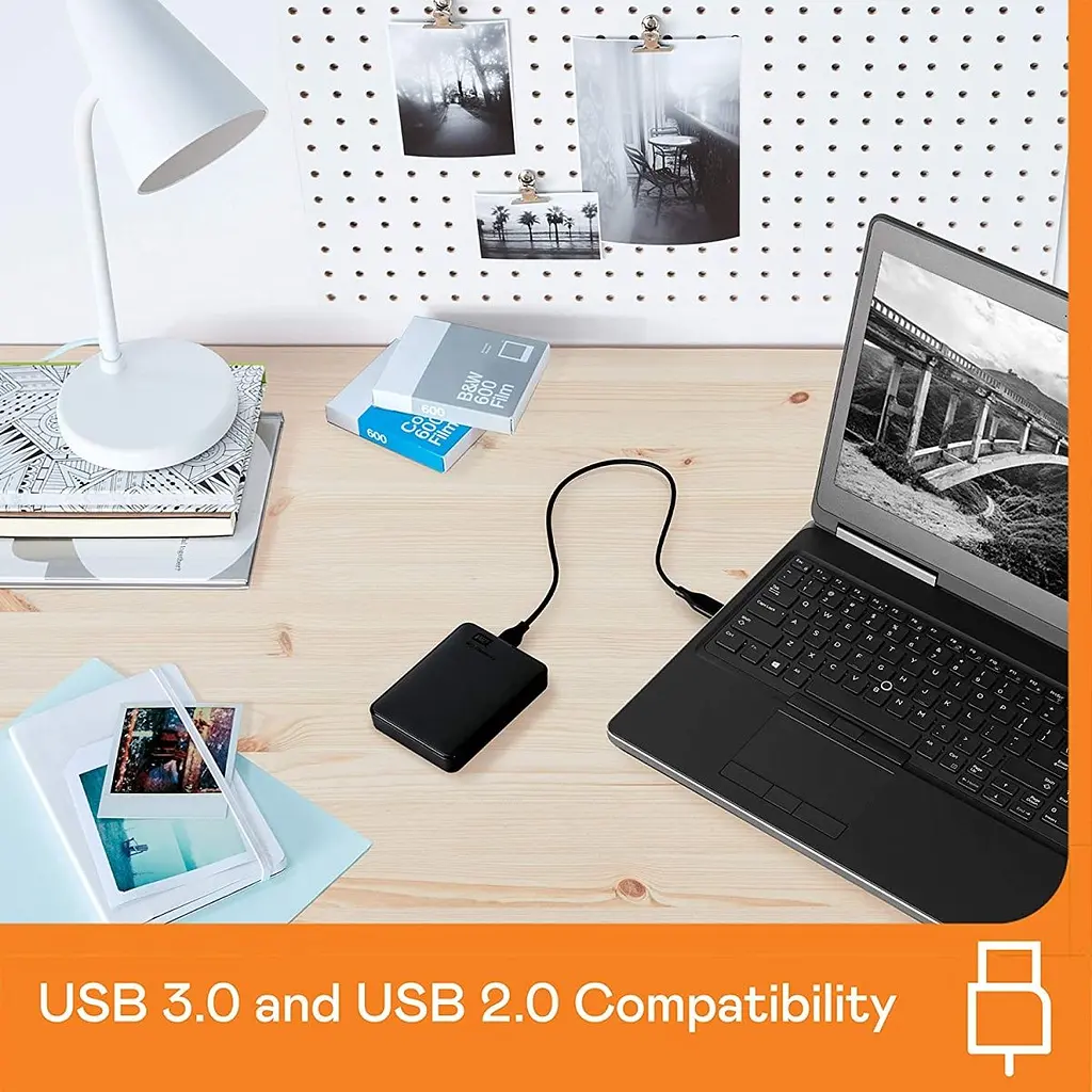 Зовнішній жорсткий диск WD Elements 5TB Portable External HD Black (WDBU6Y0050BBK) [69686] - фото 5