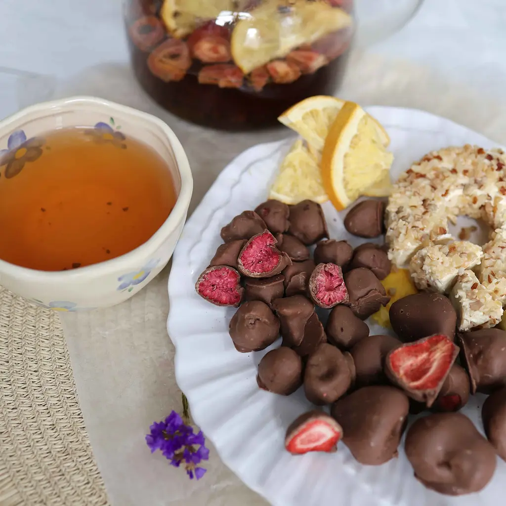 Сублимированная малина в молочном шоколаде БЕЗ САХАРА, 50г - фото 6