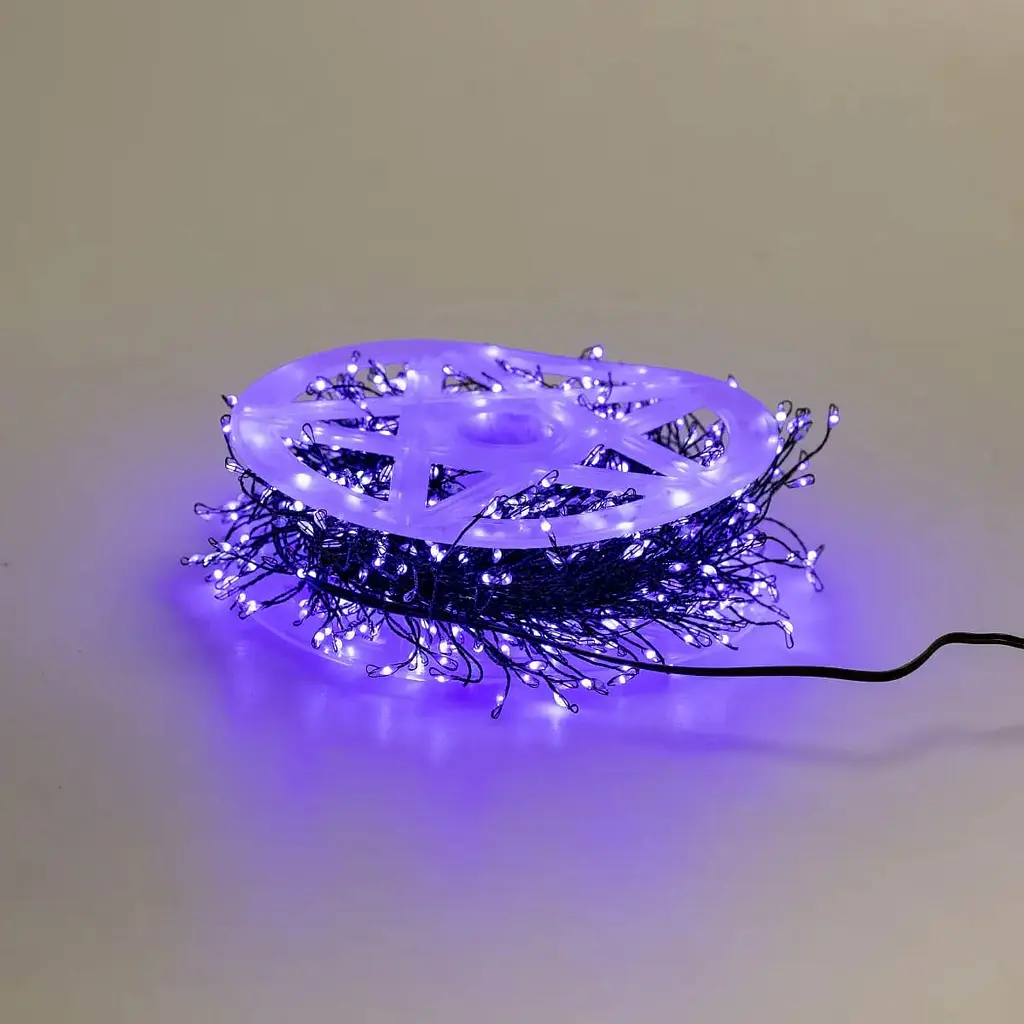 Гірлянда-нитка GarlandoPro Хвойна лапа 640 LED 30 м, синій (D1750BL) - фото 7