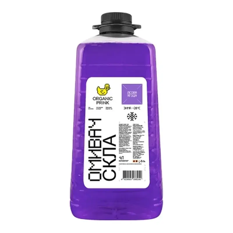 Омивач автомобільний Organic Prink -20 °С "Лісові ягоди" 4 л (012030)