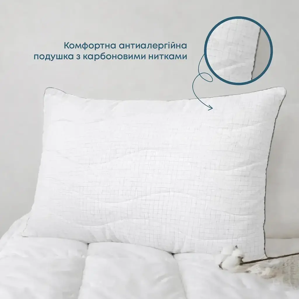 Подушка ТЕП INNOVATION Tenergy Antistress 3-04122_00000 50х70 см біла - фото 2