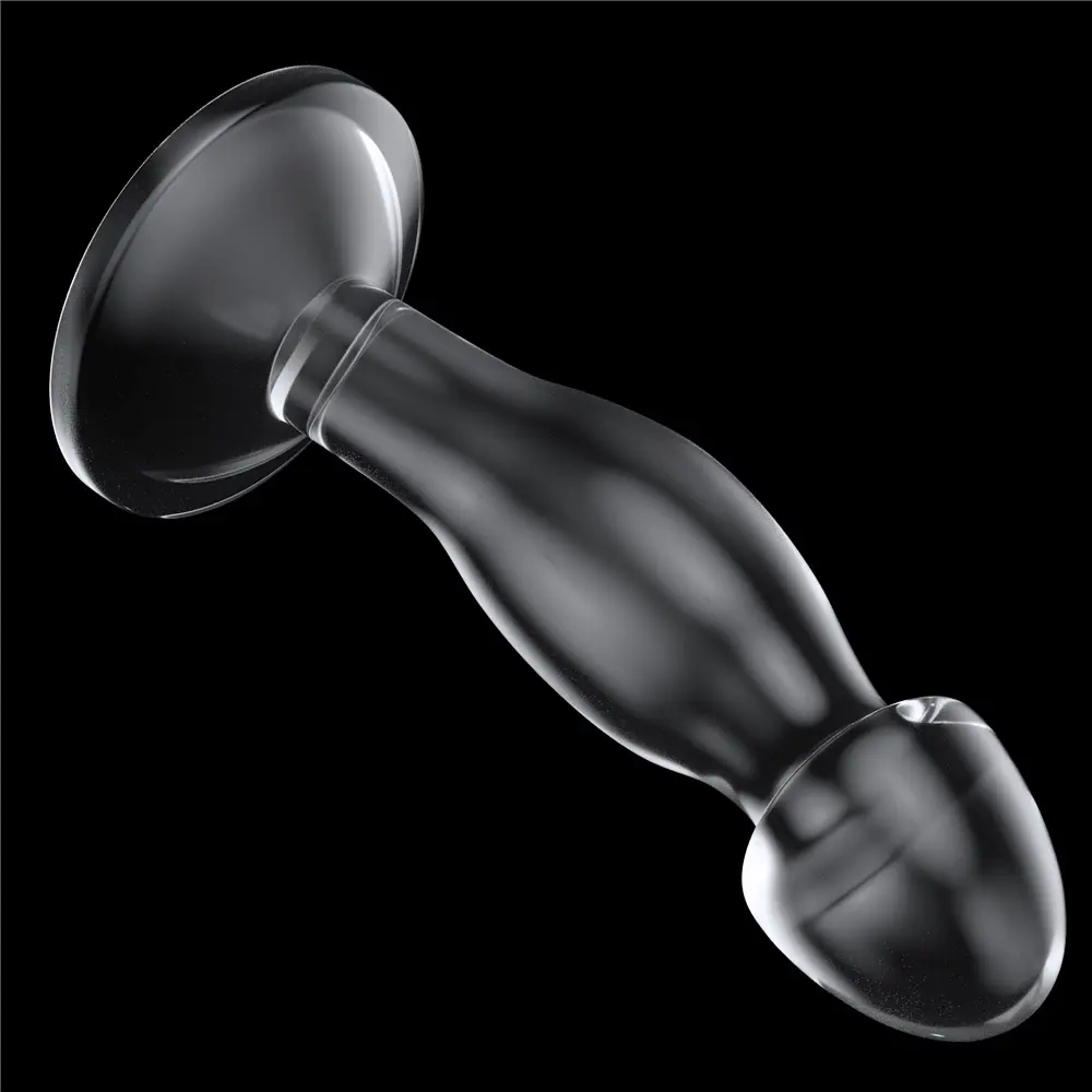 Анальна пробка - Flawless Clear Prostate Plug 6.5" Clear - фото 7
