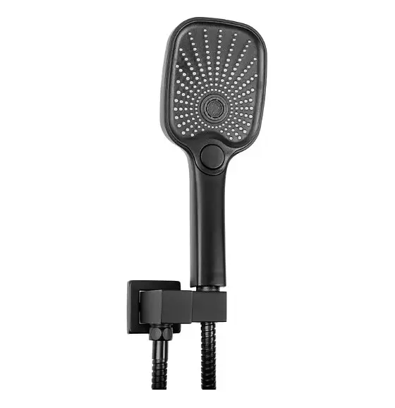 Душова система Rea Moby black + BOX прихованого монтажу REA-P2402, Чорний матовий - фото 3