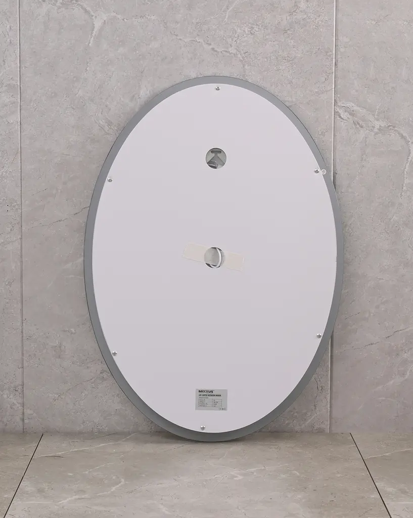 Дзеркало Mixxus Plain MV02-60x80 (LED Touch, годинник, антизапотівання, димер, регулювання яскравості) MI6933 - фото 8