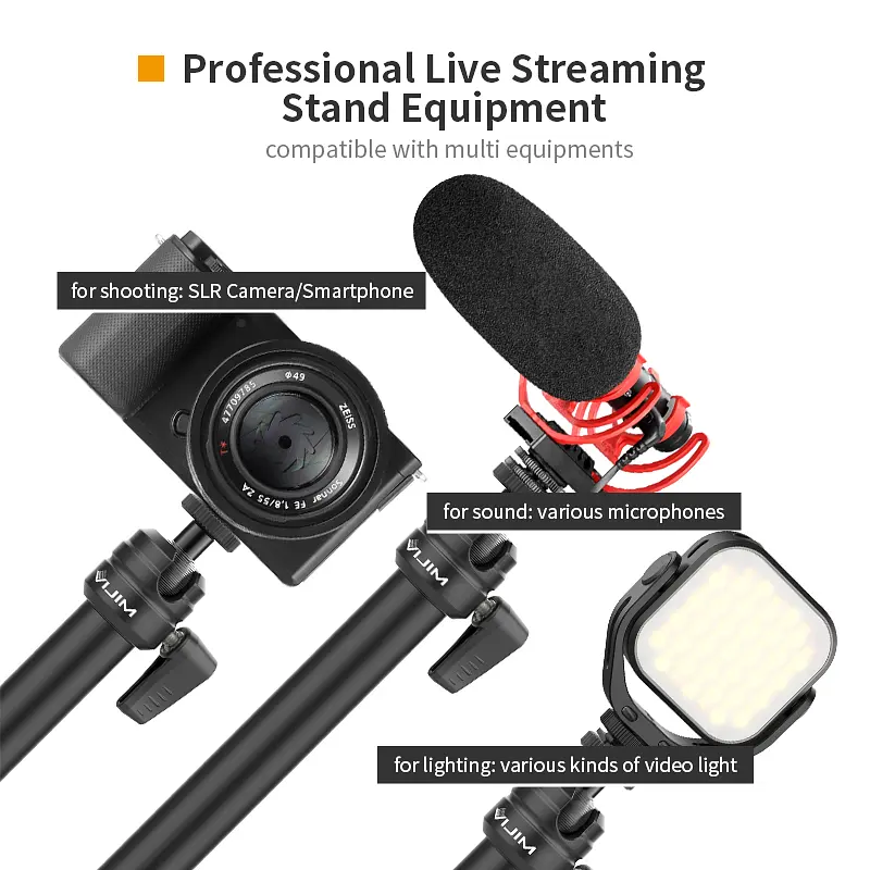 Штатив-тримач Ulanzi Vijim Desktop Flexible Arm/Light Stand(Three-Stages) (UV-2666 LS08) (2666) - фото 9
