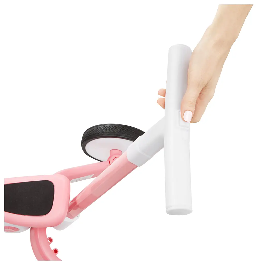 Дитячий триколісний велосипед HyperMotion Tobi Rocket з батьківською ручкою 17 см 20 см pink (TOBI ROCKET HYP PINK) - фото 13