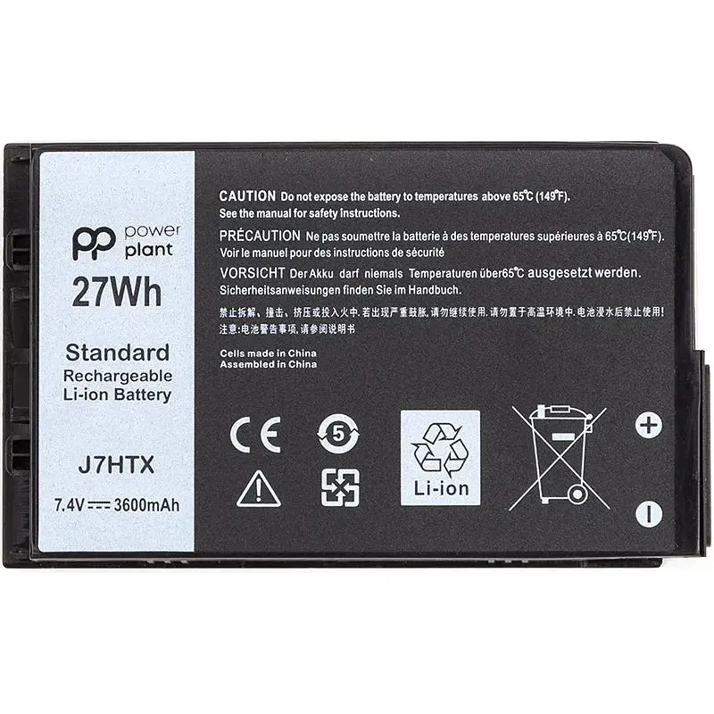 Акумулятор PowerPlant для ноутбуків DELL Latitude 12 7202 (J7HTX) 7.4V 3600mAh (NB441945) - фото 2