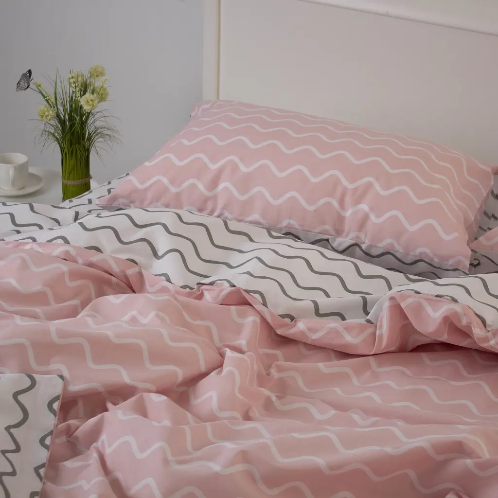 Комплект постільної білизни ТЕП Pink Wave євро (2-00880_29556) - фото 6