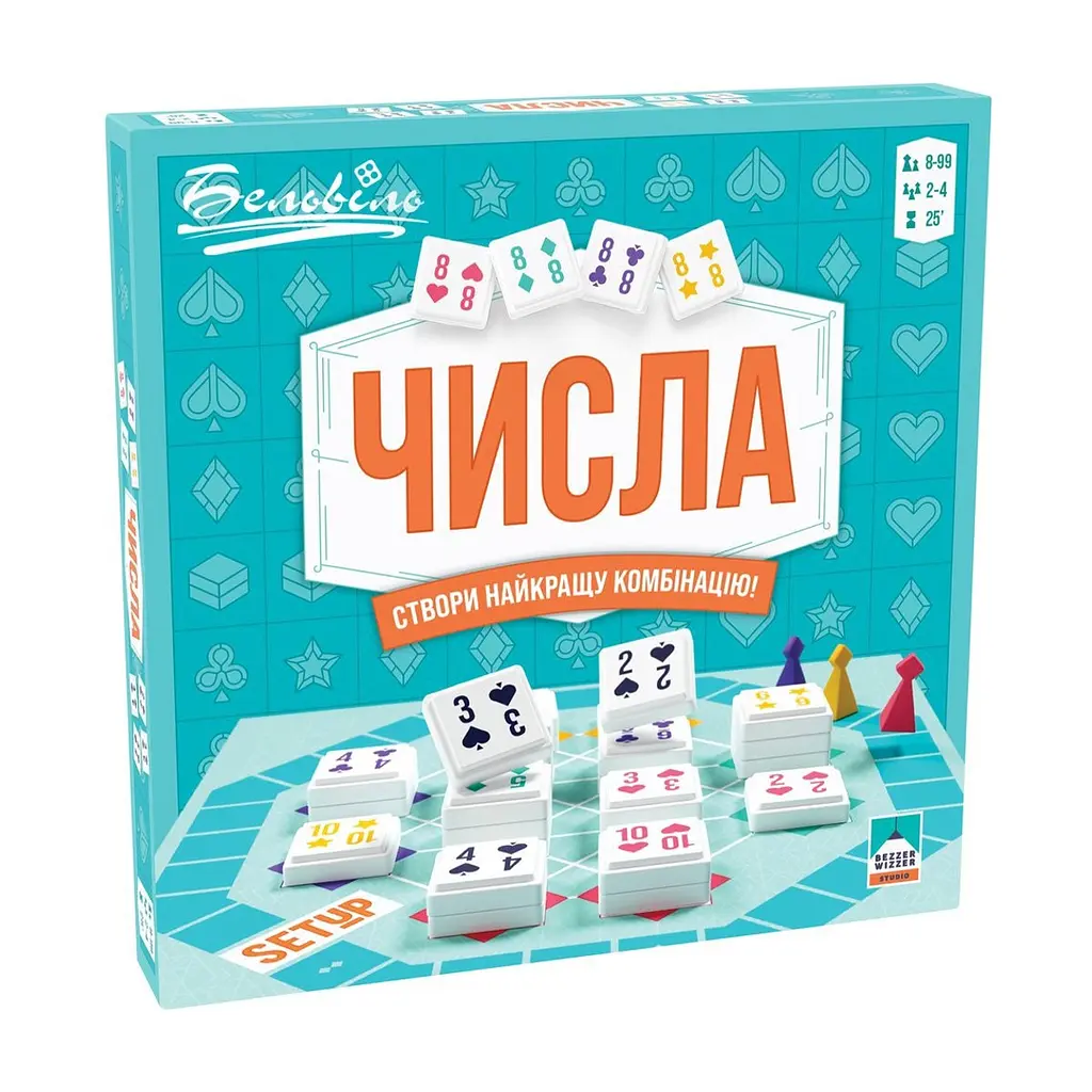 Настільна гра Бельвіль Asmodee Числа (BZZSET0101UA)