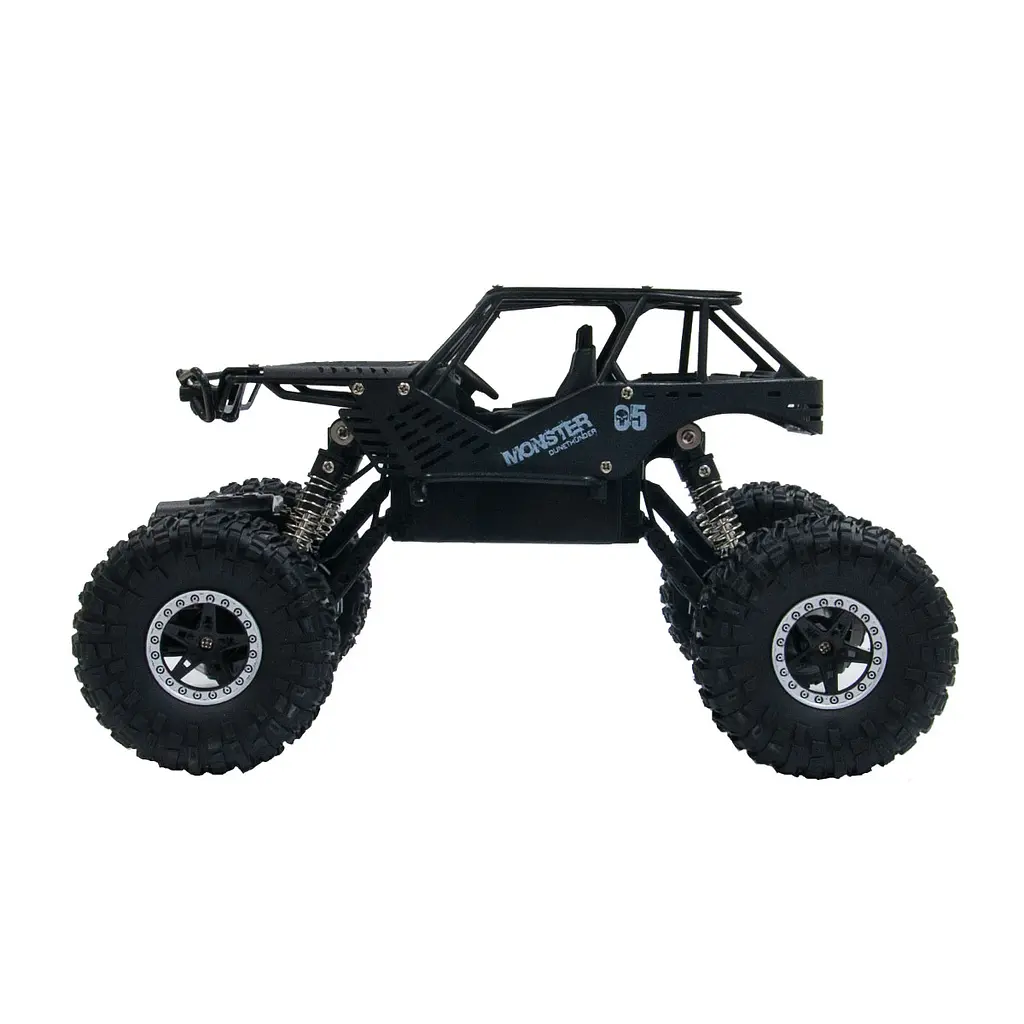 Автомобіль на радіокеруванні Sulong Toys Off-Road Crawler Tiger 1:18 матовий чорний (SL-111RHMBl) - фото 3