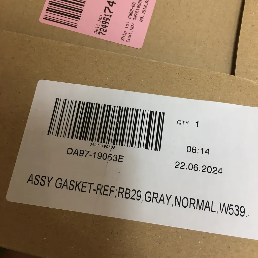 Резиновый уплотнитель двери для холодильника Samsung RB29, RB30, DA97-19053E (холодильная камера) - фото 5