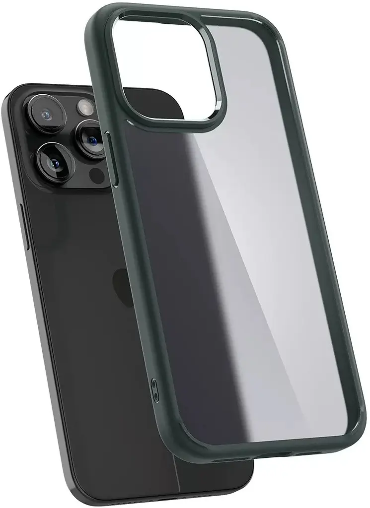 Оригінальний протиударний чохол для iPhone 15 Pro Max (6.7") Spigen Ultra Hybrid Frost Green ACS06569
