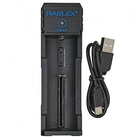Зарядний пристрій Li-ion акумуляторів Rablex RB413 2A Type-C - фото 2