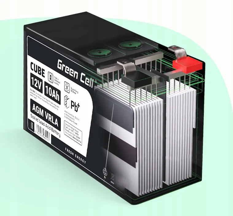 Акумулятор Green Cell AGM VRLA 12 V 120 Ah IP54 для фотоелектричних систем, яхт, човнів, сонячних панелей - фото 7
