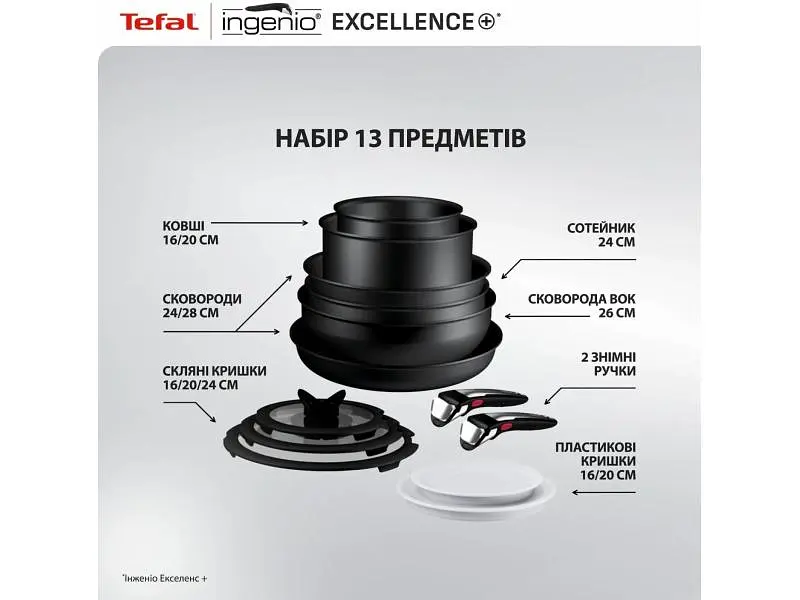 Набір сковорідок Tefal Ingenio Excellence + (P0009753) - фото 3
