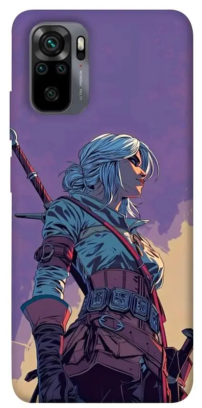 TPU чохол Demsky The witcher ciri для Xiaomi Redmi Note 10 / Note 10s