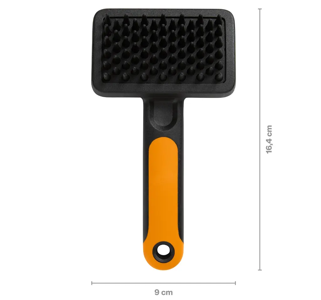 Массажная щетка для вычесывания шерсти Fiskars Massage Brush 9 см (2009140) - фото 3
