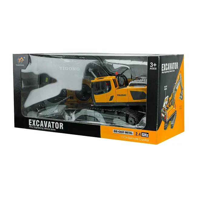 Будтехніка на р/в BC1037 Екскаватор, акумулятор, світло+звук, в коробці (6965201080050)
