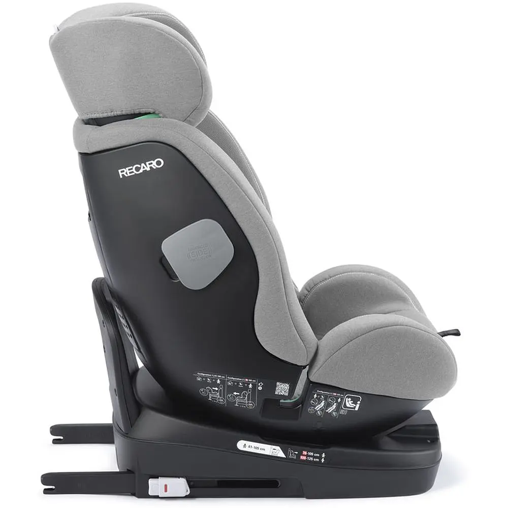 Автокресло Recaro Salia 125 Kid Carbon Grey, серое (89051640050) - фото 2