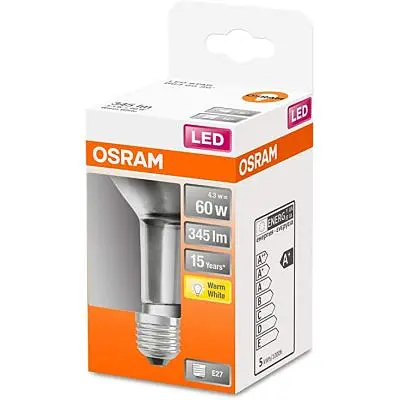 Лампочка Osram LED R63 60 4,3W/827 230V GL E27 (4058075125988) - фото 2