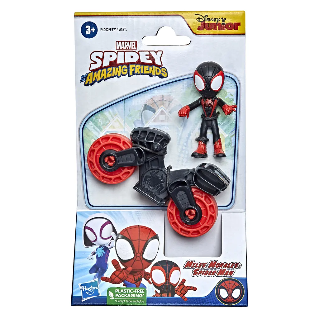Набір іграшковий Hasbro Spiderman Marvel Spidey Amazing Friends Miles Morales 6 см (F3714_F4002) - фото 3