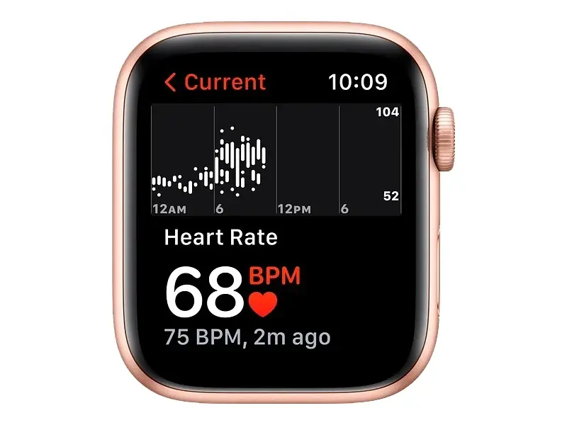 Смарт-годинник Apple Watch SE GPS 44mm Gold Aluminum Case w. Starlight Sport Band (MKQ53) - фото 3
