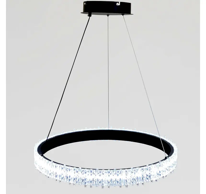 Світлодіодна підвісна люстра Artlight WG5129/60BK, 35 Вт, чорна - фото 3