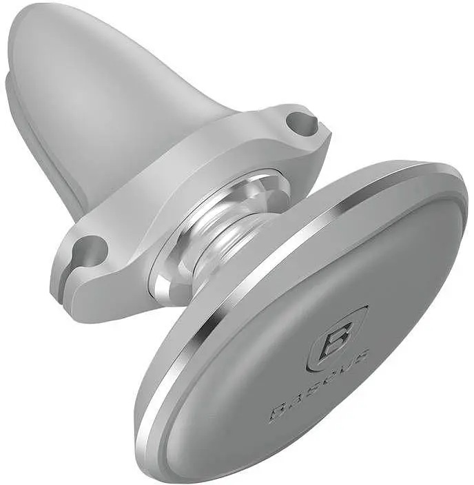 Автотримач Baseus Magnetic Air Vent Car Mount With Cable Clip SUGX020012 світло сірий - фото 4