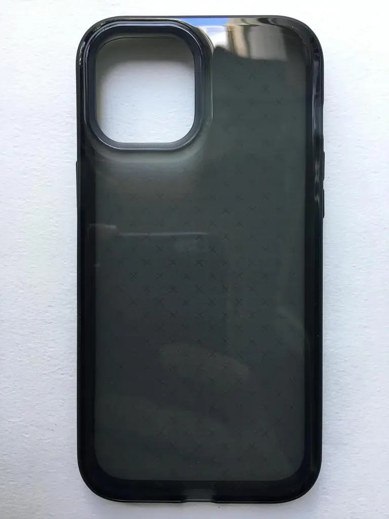 Протиударний чохол з антимікробним покриттям Tech21 Evo Check для iPhone 12 Pro Max (6.7") Smokey Black - фото 6