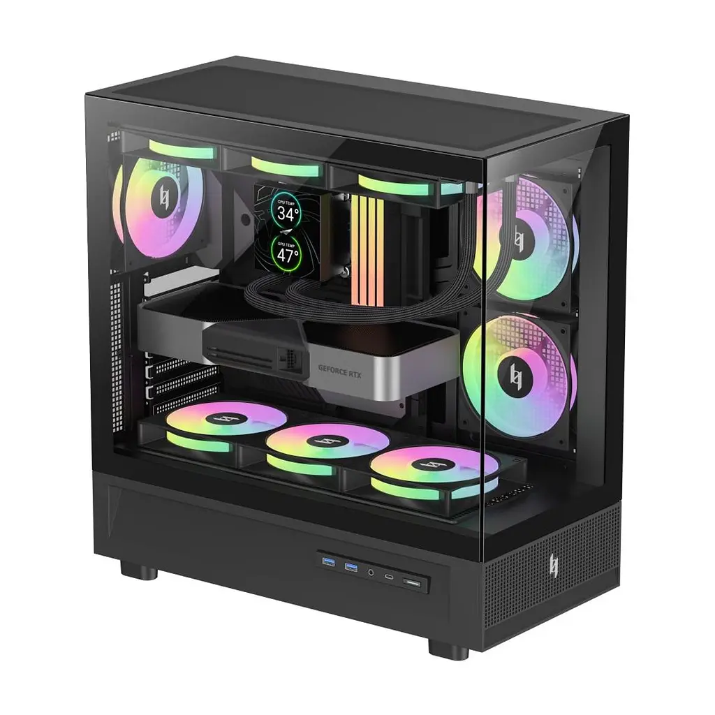 Корпус для ПК Gamemax NEX C51 BK - фото 9