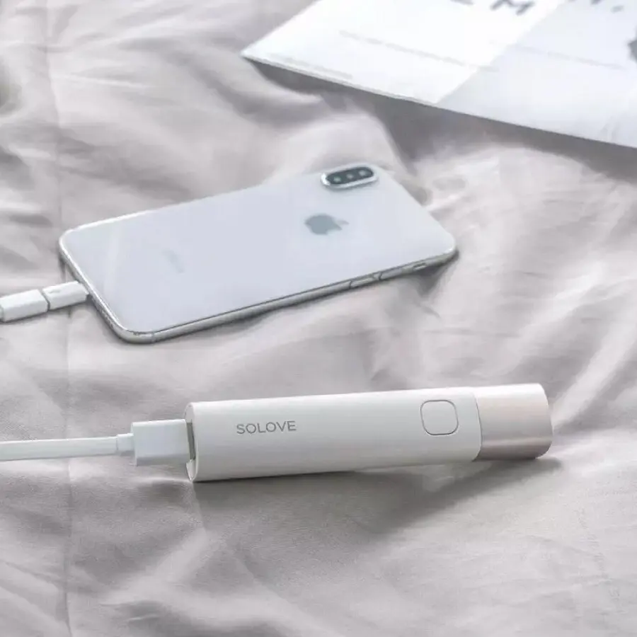 Ліхтарик Xiaomi SOLOVE X3S Power Bank 3000mAh white - фото 3