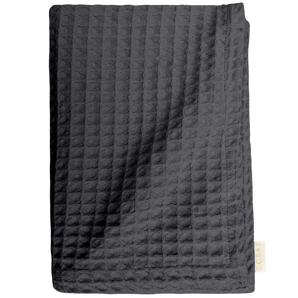 Набір рушників Cosas Waffle Grey 2 шт. (SetTowel_95x130_Grey) - фото 2