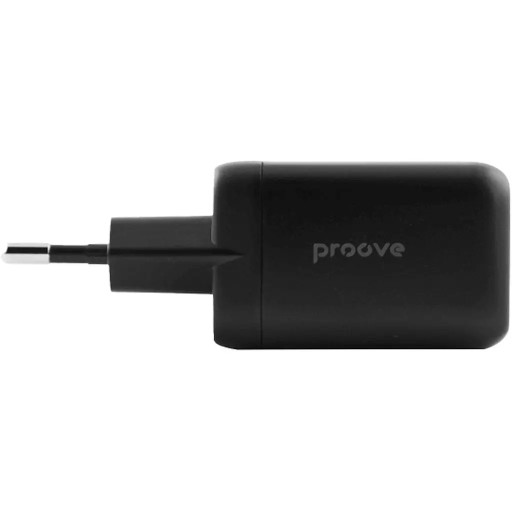 Мережевий зарядний пристрій Proove Silicone Power 40W USB-C/USB-C Black [WCSP4020001] [130267] - фото 3