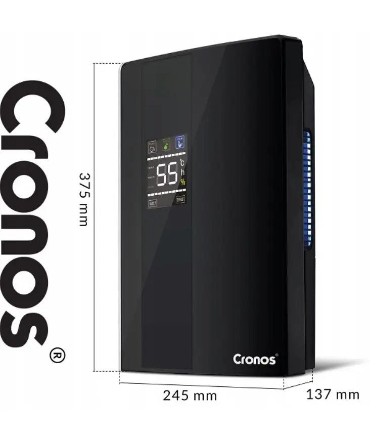 Осушувач повітря Cronos DH2000D 2L Black з пультом - фото 10