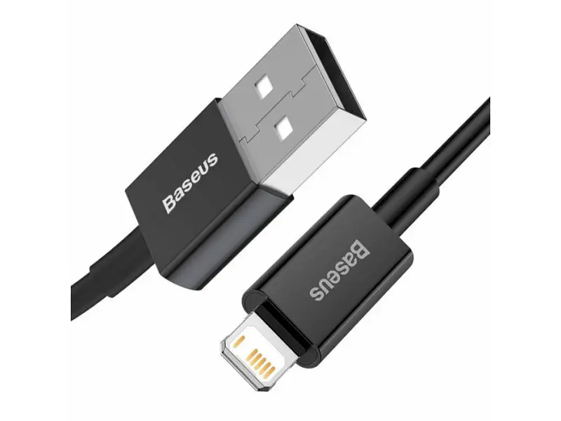 Кабель BASEUS Superior Series Fast Charging Lightning 2m Black (CALYS-C01) - фото 2