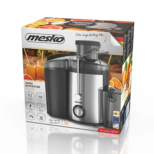 Соковитискач Mesko MS 4126B Black - фото 8