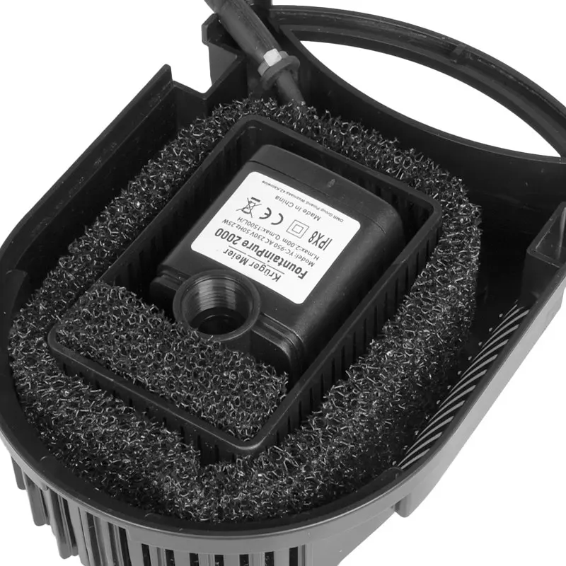 Фонтан-фільтр для ставка Kruger Meier FountainPure 2000 3 в 1: насос, фільтр, фонтан (1500 л/год) - фото 8