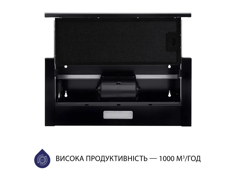 Витяжка Minola HTLS 6634 BLF 1000 LED GLASS - фото 2