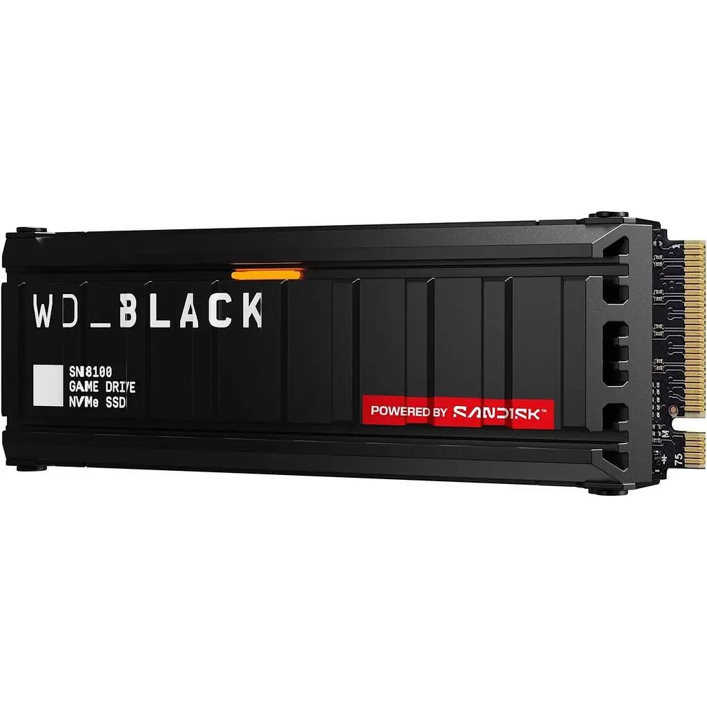 Накопитель SSD Western Digital m.2 NVMe 1TB WD Black SN8100 PCIe 5.0x4 (WDS100T1XHM-00CMT0) - фото 2