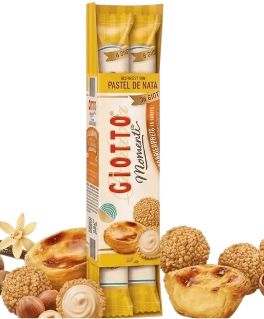 Цукерки Ferrero Giotto Momenti Pastel de Nata Mini Pastry Balls 154г - фото 3
