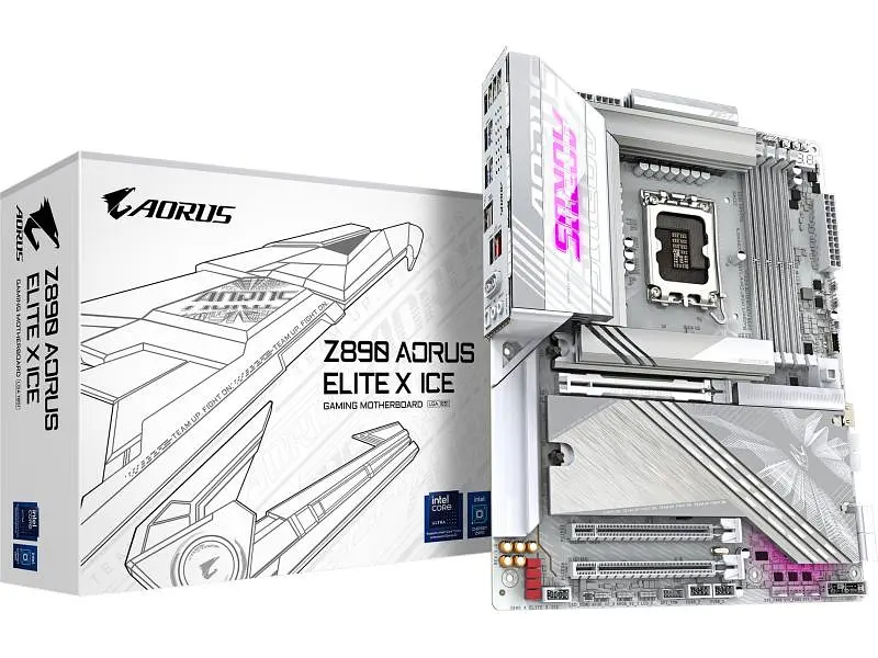 Материнська плата Gigabyte Z890 AORUS ELITE X ICE - фото 2