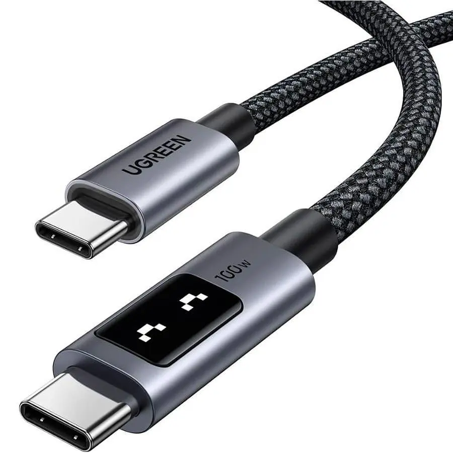 Кабель Ugreen USB Type-C Uno USB Type-C to USB Type-C 100W 1m Black (35501) - фото 2