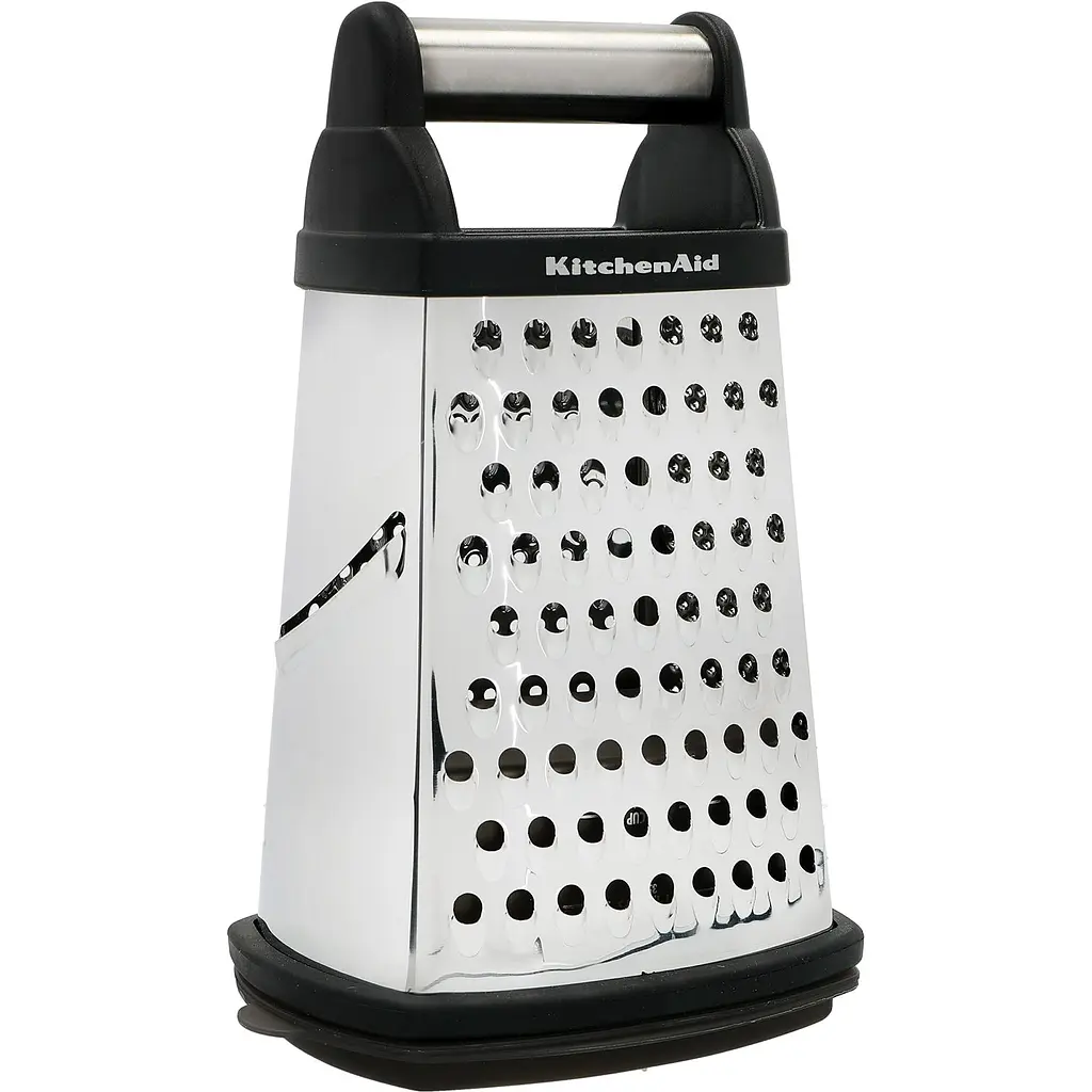 Тертка чотирьохстороння KitchenAid Universal з контейнером чорна (KQG300OSOBE) - фото 3